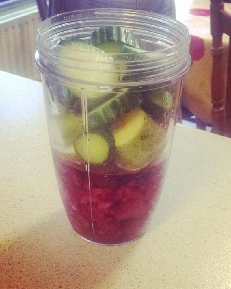 NUTRiBULLETFans's tweet image. Raspberries , pear and cucumber #nutribullet #juicing #breakfastprep #healthy2016 by orlakirrane