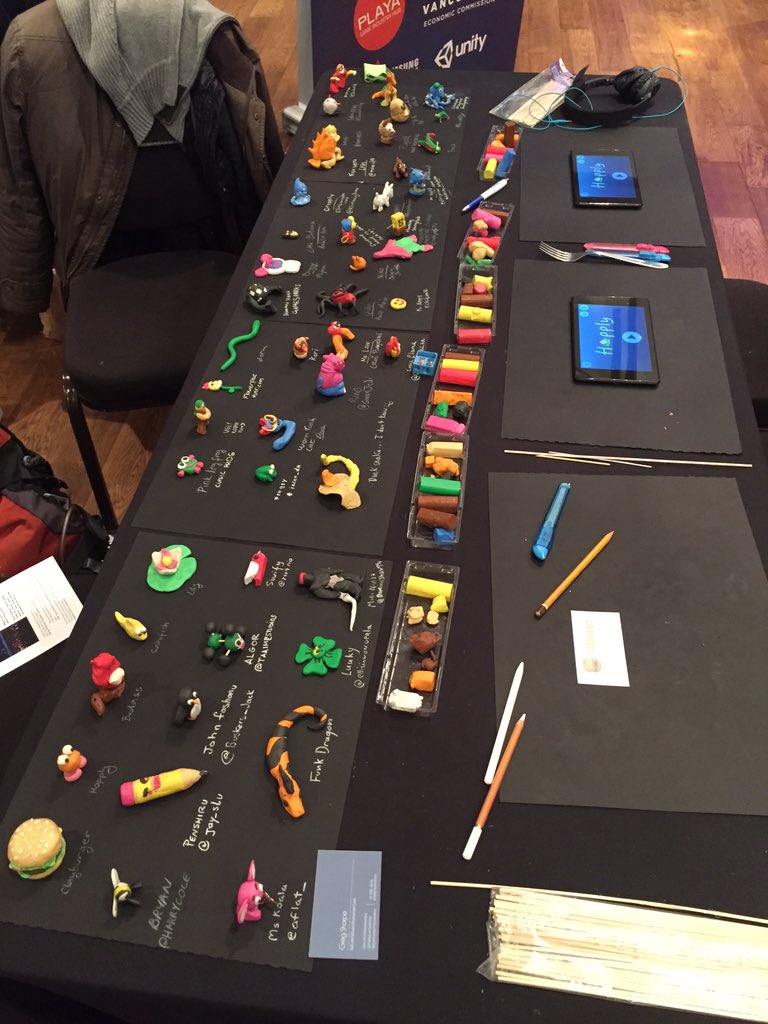 ClayburgerGames's tweet photo. After two days of #PGCLondon we have more than 40 hand made clay models for #Hopply. Thanks everyone! 🎮 https://t.co/liIEpYGDbi