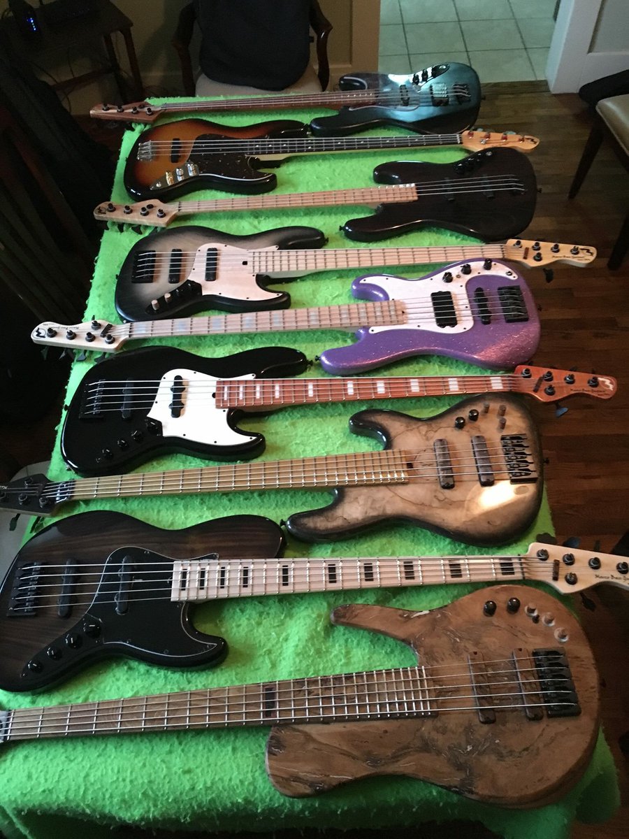 MarcoCortesBass's tweet photo. These basses will be at the #MarcoBass booth at the 2016 Winter #NAMM show Booth 4168 Hall C https://t.co/oX7I8VQOgp