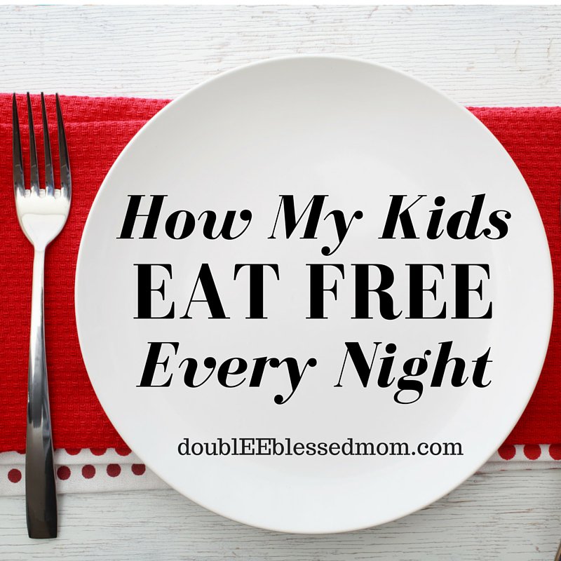 Here’s how my kids eat free every night! ow.ly/XfZ3W #DoublEEBlessedMom #budgetmom #moneytips