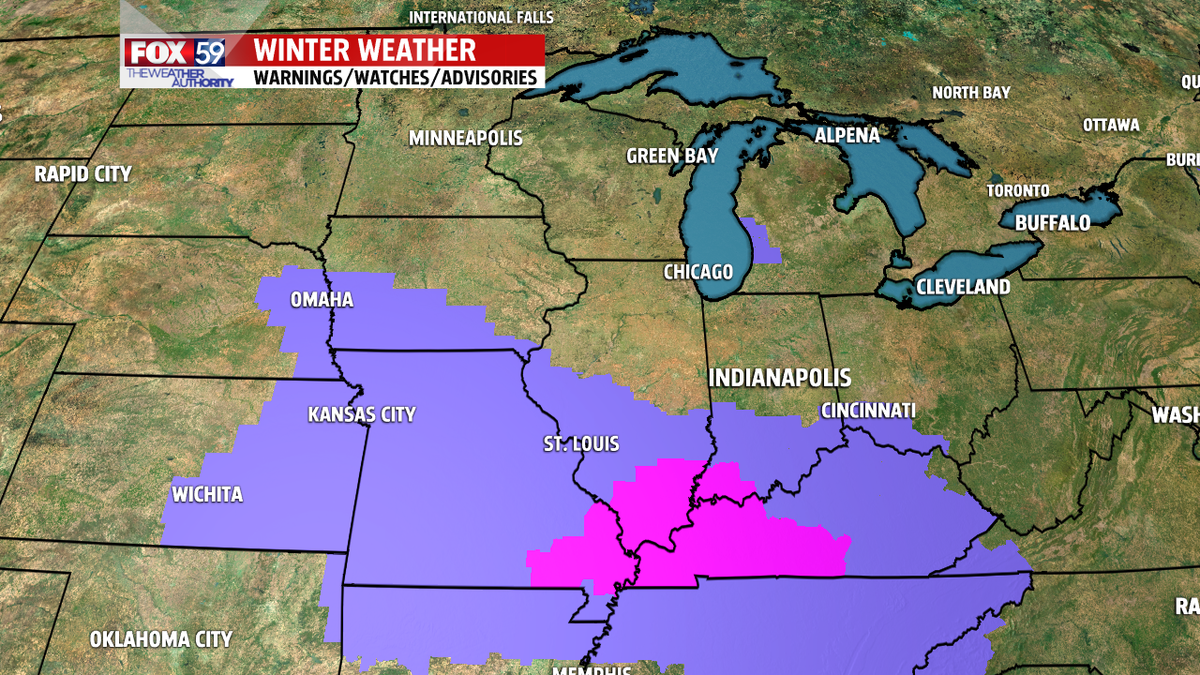 BrianWilkes59wx's tweet photo. Snow inbound for the Wed AM commute. Heaviest (3"-5") targets far sw IN where Winter Storm Warning issued #inwx https://t.co/upGmdDx3Sg