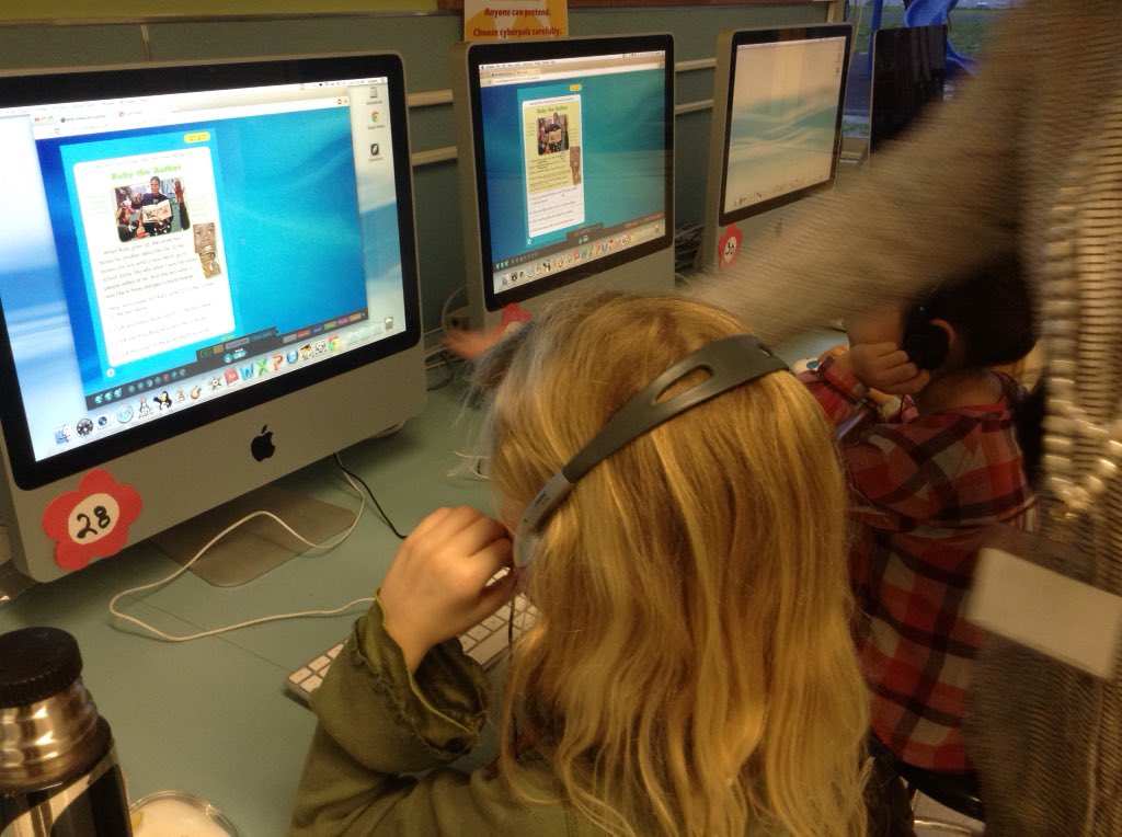 MrPlein's tweet photo. Learning about Ruby Bridges today in technology. #RubytheBrave https://t.co/x7yGkOqJHS