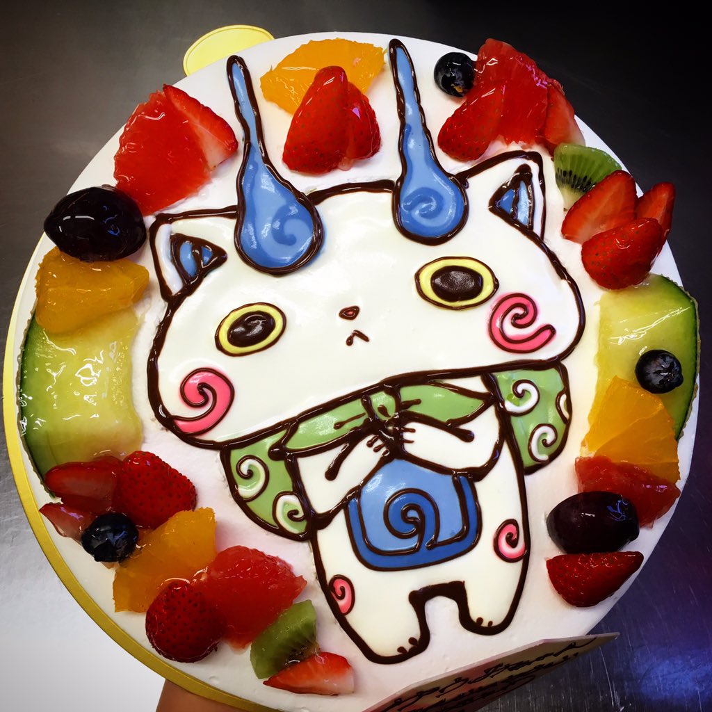 Kuronekomimisan ご予約ありがとうございます 妖怪ウォッチ コマさん ジバニャン キャラクターケーキ イラストケーキ シャノワール Chatnoir T Co 9ttw9f2spt Twitter