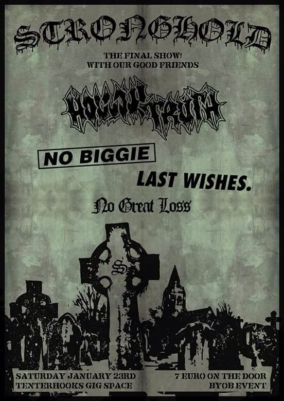 Playing a gig on Saturday. Cans and Riffs galore