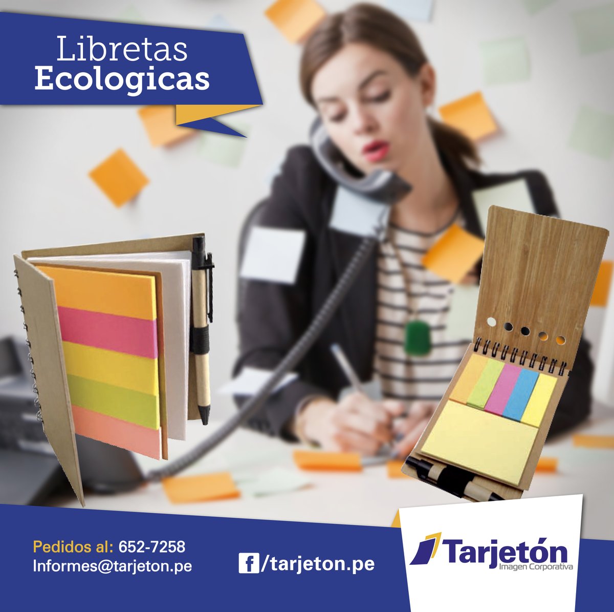 tarjetonpe's tweet photo. #Merchandising 
Libretas ecológicas con tu marca para estar mas siempre cerca de tus clientes.Variedad de Diseños. https://t.co/rdBADsXuD1