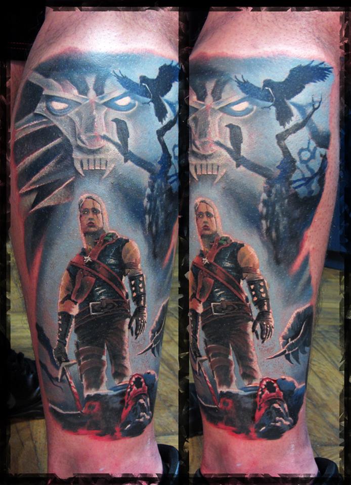 Geralt of Rivia witcher tattoo by AntoniettaArnoneArts on DeviantArt