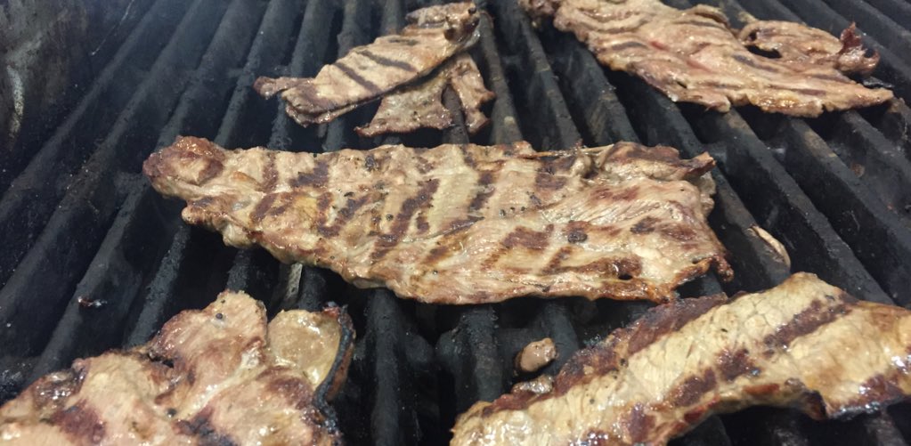 Fine slices of Asada grilled fresh when you order it. That's the Carlito's way.
