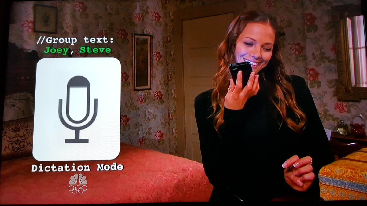 HarleeMarie's tweet photo. #Schmava using #Kaylas phone #Days #Steve @Officialnichols https://t.co/RfesegqDse
