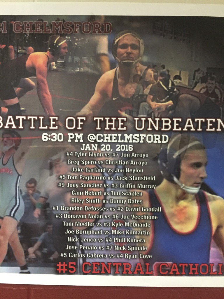 CHSAthletics_'s tweet photo. #1 Ranked @CHSwrastlin2015 hosts #5 Ranked @CCHSsport Wednesday night at 6:30.  @CHS_Tundra $1 student tix Whiteout! https://t.co/RkappUAbi4