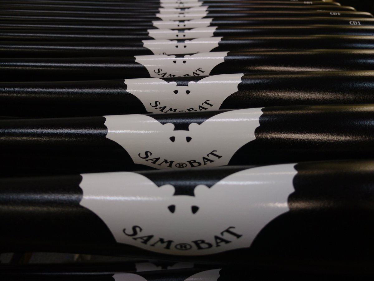 SamBatCorp's tweet image. Don't forget to look your bat in the eye when you're up at the plate! #ProBats #LogoUp #HittingTip #SlamminSam