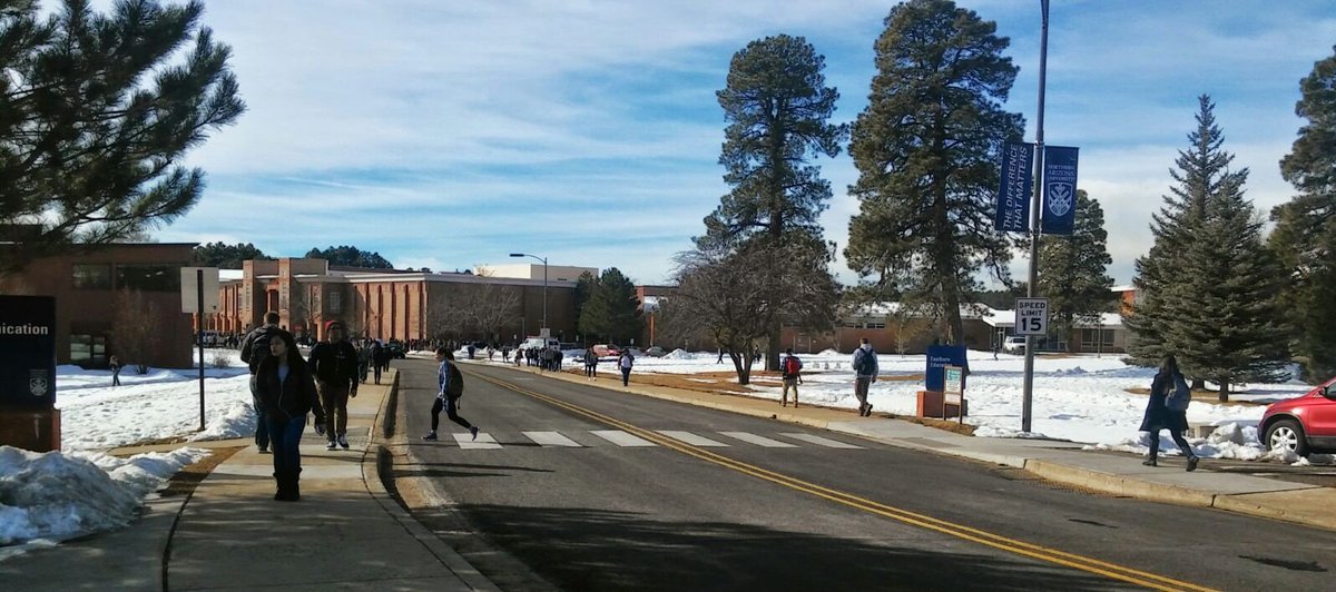 NAU's tweet photo. Back in the swing of things. #CampusFlow https://t.co/MW4btbWxMX
