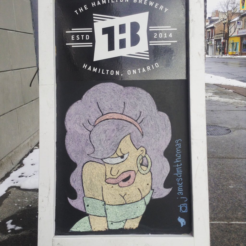 jackandlois1's tweet photo. Our sandwiches are out of this world! Just like the amazing @KateySagal #HamOnt #chalkoff https://t.co/nB521IKln2