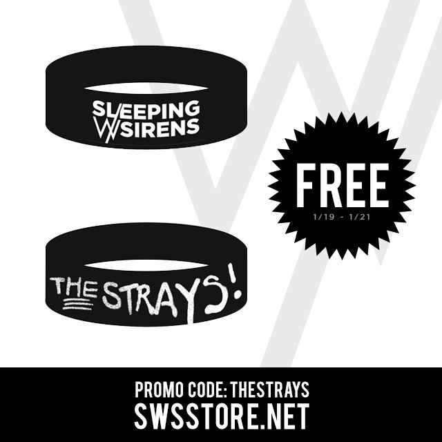 SWStheband's tweet photo. Get a FREE wristband with your order using code THESTRAYS through Thursday at https://t.co/H4yB88ZNIm! https://t.co/l92cRhYpTd