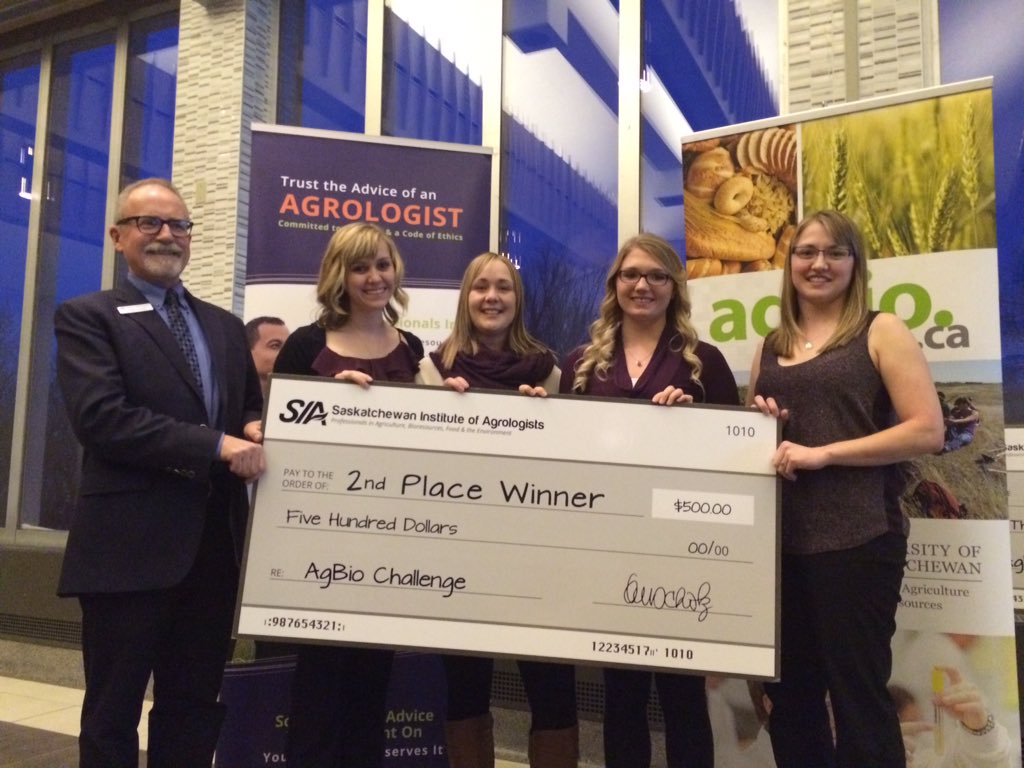 SIA (@skagrologists) on Twitter photo 2016 AgBio Challenge winners - SIA is proud to continue sponsoring the prizes. #SaskAg <a href="/usask/">U of Saskatchewan</a> <a href="/UofSAgros/">U of S Agros</a> 2016 AgBio Challenge winners - SIA is proud to continue sponsoring the prizes. #SaskAg <a href="/usask/">U of Saskatchewan</a> <a href="/UofSAgros/">U of S Agros</a>
