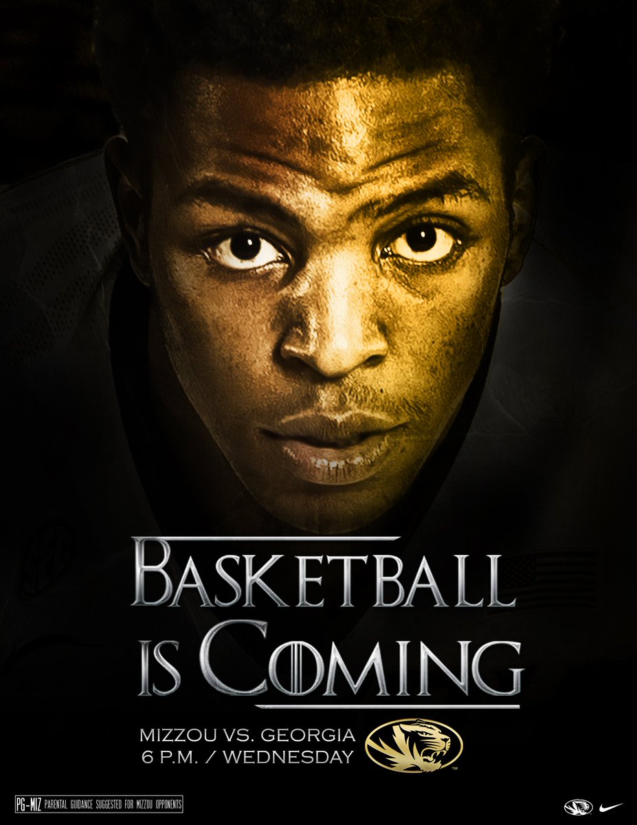 Winter is coming, Columbia. ❄️ 

But so is #Mizzou Basketball, tomorrow night at 6 p.m. 🐯🏀 

#MIZ
