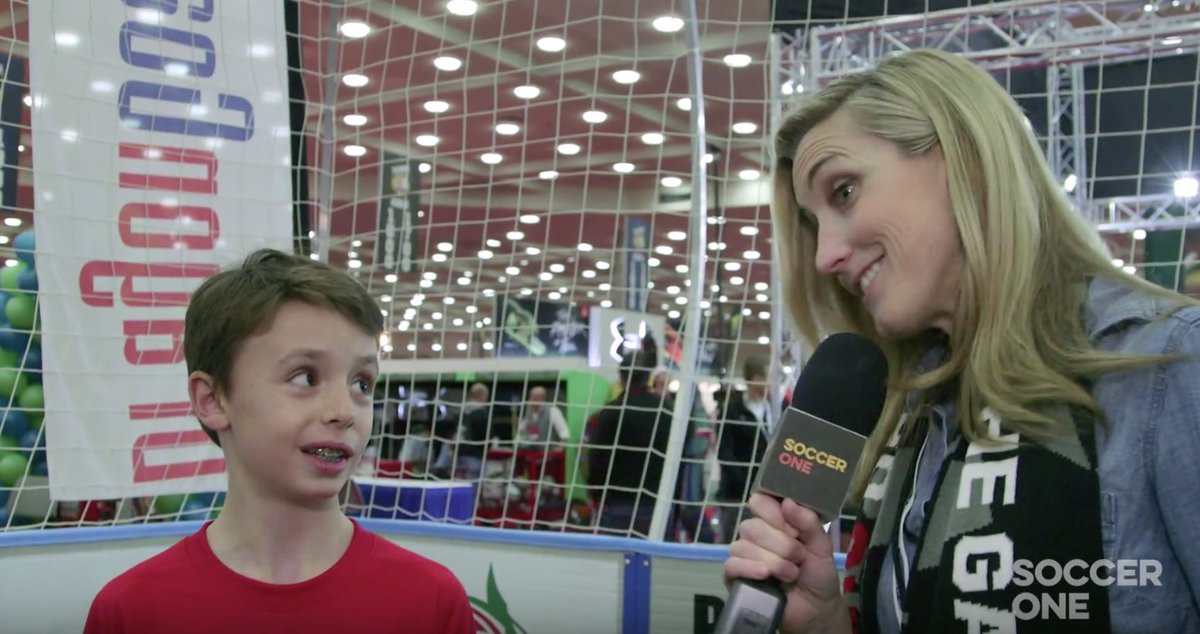 SoccerOneTV's tweet photo. .@NSCAA Convention highlights featuring @KwikGoal, @SKLZ, and @DragonGoalUSA. https://t.co/ml9aSYnZZZ #soccer https://t.co/zGstExrazo
