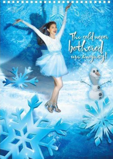 gmapinoytv's tweet photo. The cold never bothered her anyway! Guess who Queen Elsa is in Disney Asia's 2016 calendar? #ALDUBMusicOfLOVE https://t.co/rEqQgwRh3Y