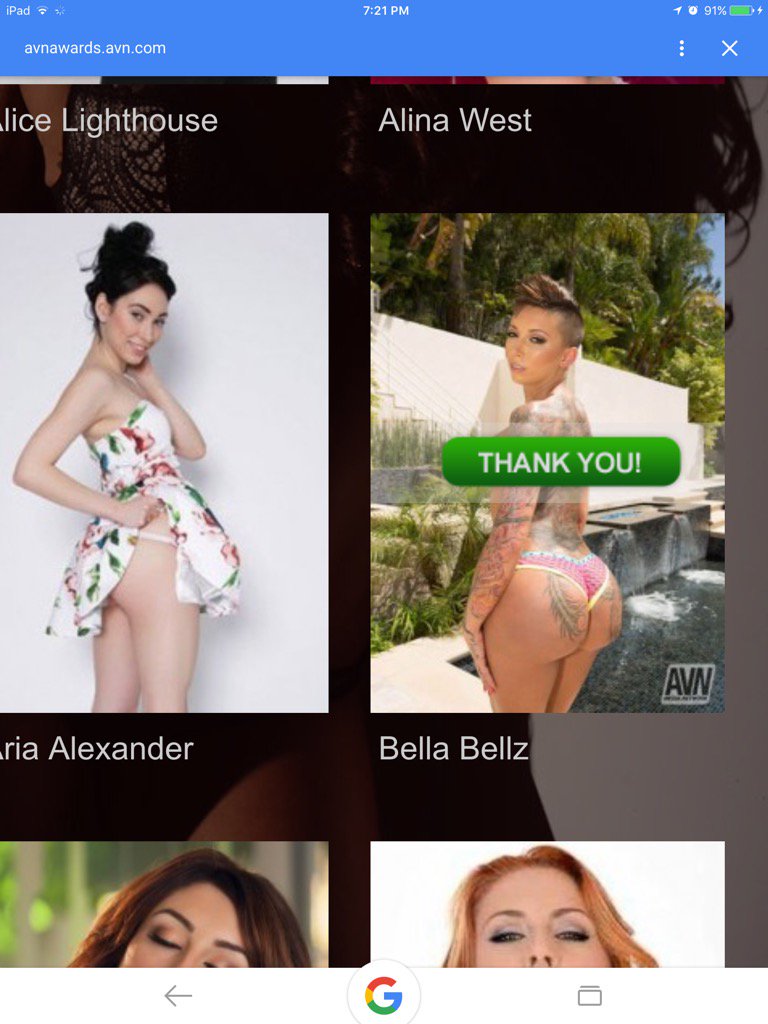 ObasStanley's tweet photo. @InkyBellaBellz #HottestNewcomer #MostEpicAss #avnawards #avnawards #TeamBellaBellz 🏆 https://t.co/YHWj1xlBM6