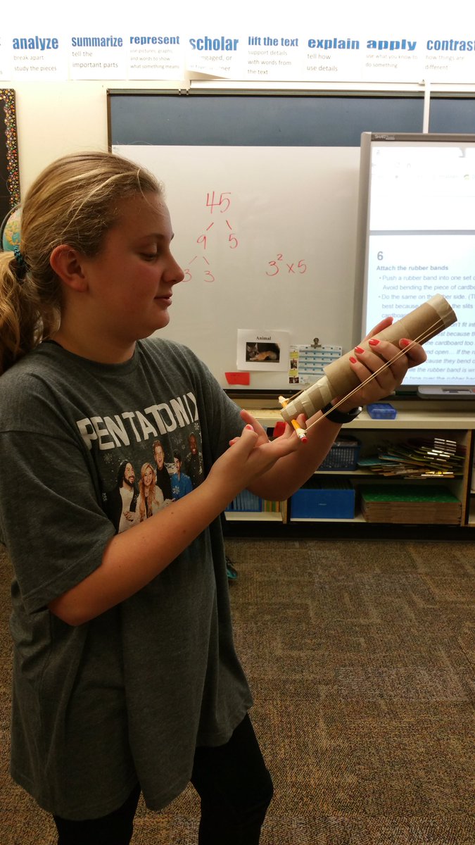 Mrs_Saltzman's tweet photo. Lots of redesigning ti improve indoor sling shots by Gator Engineers. #phlearns https://t.co/H9I3UdnIuY