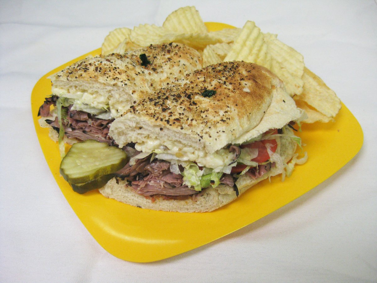 ChappysDeli's tweet photo. You know you want one! Try a #ChappysDeli Kickin Cheddar Roast Beef to spice up your day. #tastemgm https://t.co/UfMOOaejHG