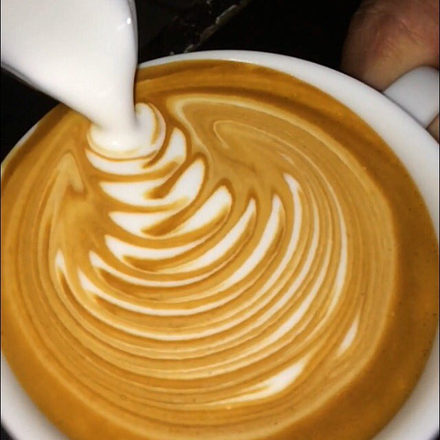 #coffee is #beautiful. #latteart #rossetta