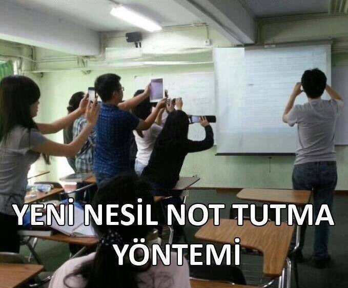 eski yöntemler çok yoruyordu be:)