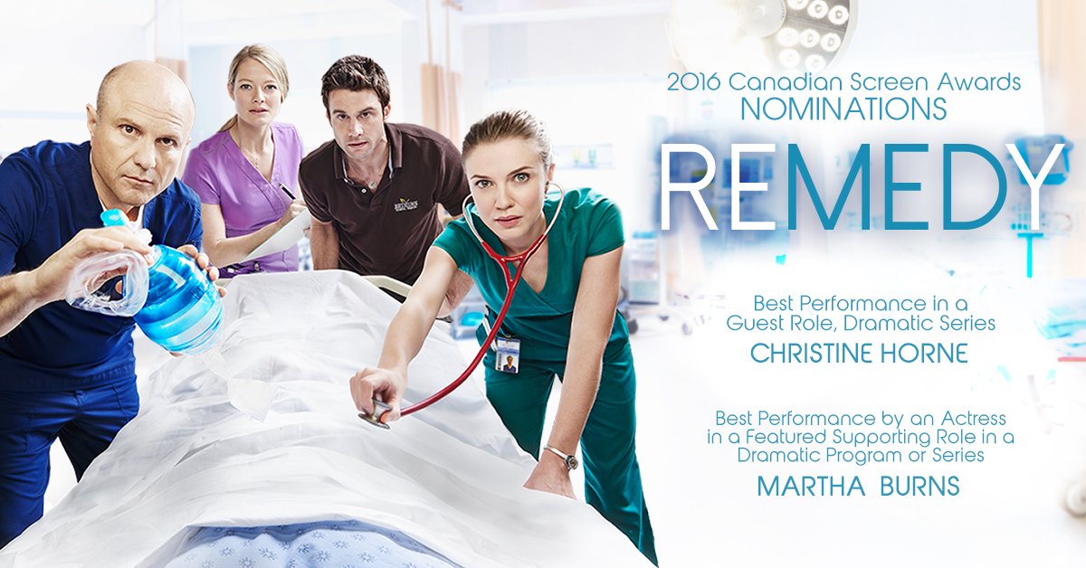 So proud of our two acting noms for #MarthaBurns and @christinejhorne! #CdnScreen16