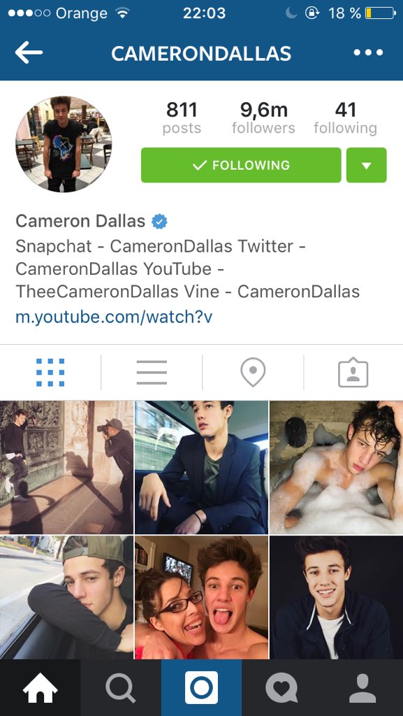 cameron dallas - cameron dallas instagram followers