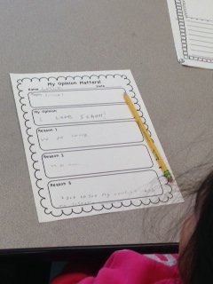 Planning opinion books in Mrs. Comincioli's room! What's going on in your class @jsilver_kindy?#waeagles #d75learns
