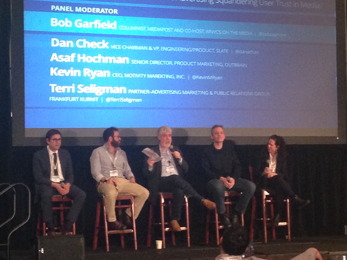 MediaPost's tweet photo. @bobosphere leading the Fooling the Natives panel #MPReckoning -> https://t.co/EP4dVtgXP4 #ContentMarketing #Native https://t.co/hIOLKVq8Oq