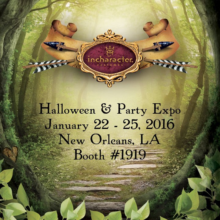 InCharacter1031's tweet photo. If you're going to the #HalloweenPartyExpo in New Orleans this weekend, visit us at booth #1919! #costumes https://t.co/EFK8ia44pL