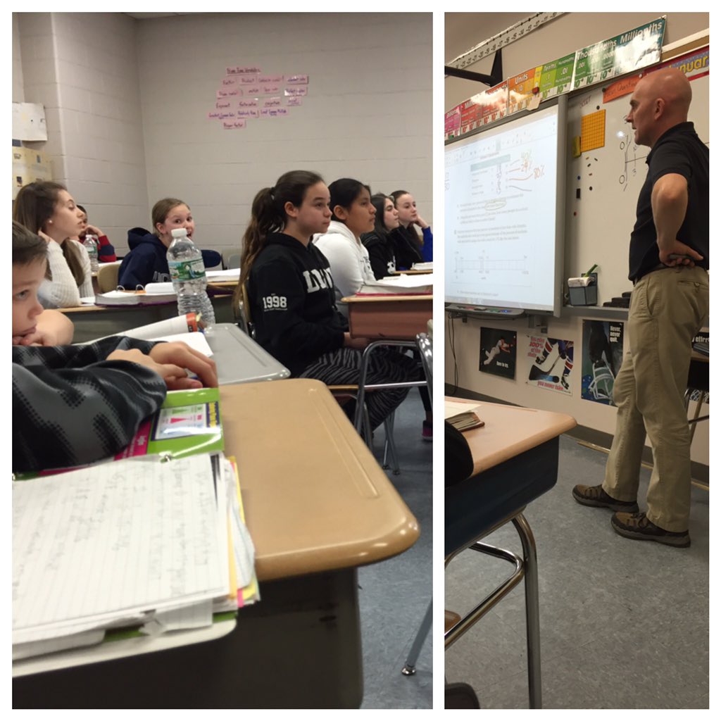 Observed a nice group of 6th graders today. Students in Mr. Nash's math class work with percents & estimation.