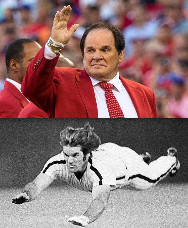 Baseballprobz's tweet photo. Pete Rose is going in the Reds Hall Of Fame. #Re14pect https://t.co/uLsyqZwAfg