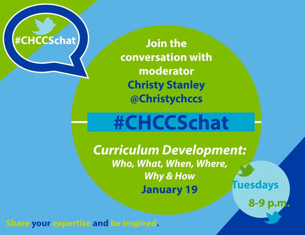 curriculumblog's tweet image. Only two hours until #chccschat Join at 8:00 pm EST #edchat