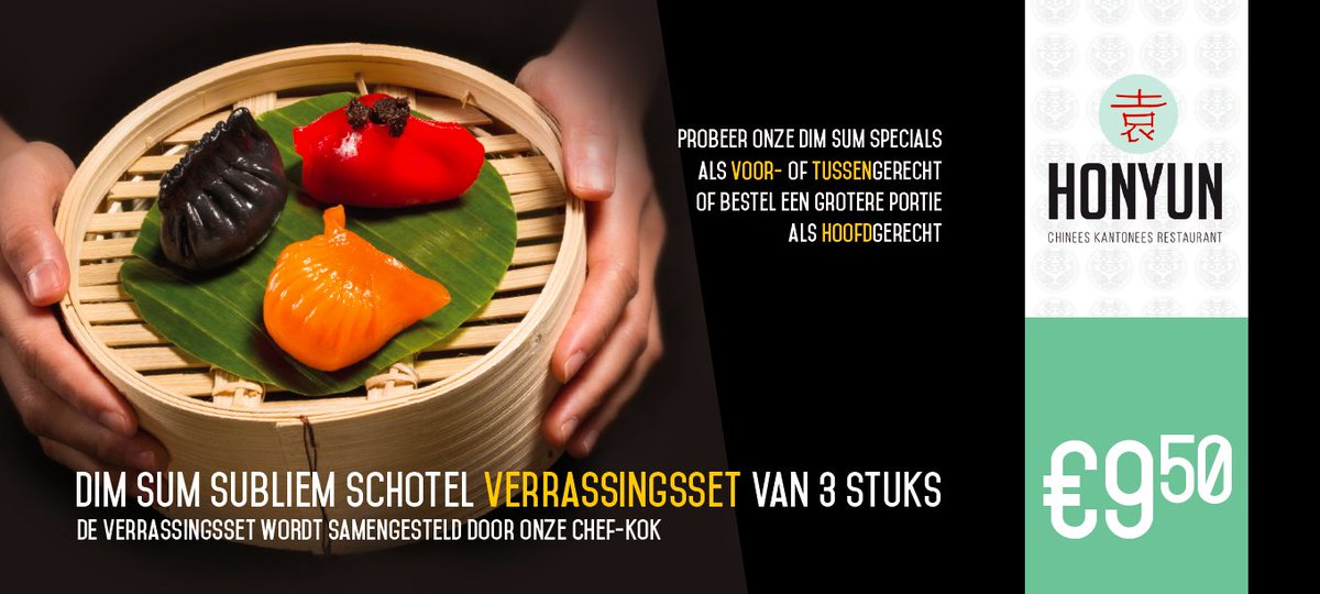 You lose some, you win some, you dim sum :-) Proef onze nieuwe #dimsumspecials bij #Honyun.