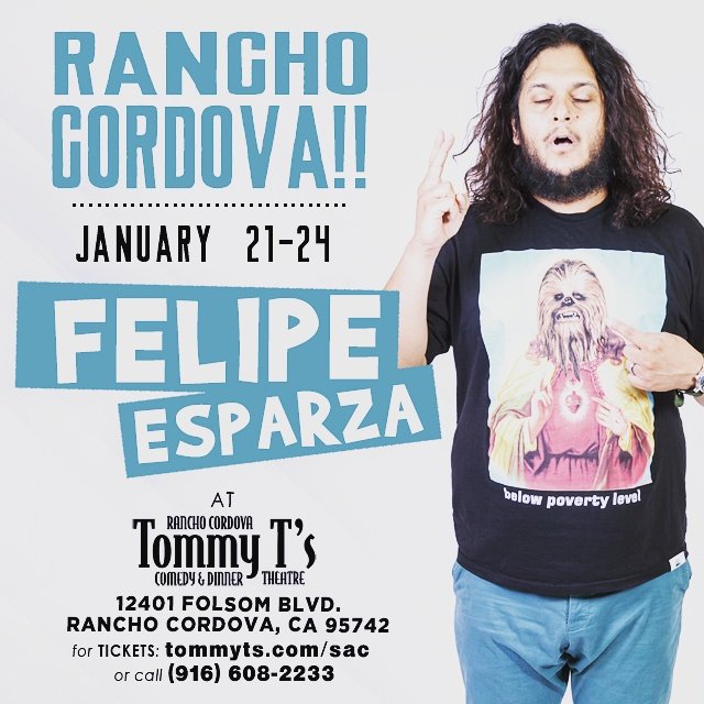 funnyfelipe's tweet image. Retweet for a chance to win 2 tickets to see me at @TommyTsComedy3 in #SACRAMENTO #RANCHOCORDOVA this weekend!