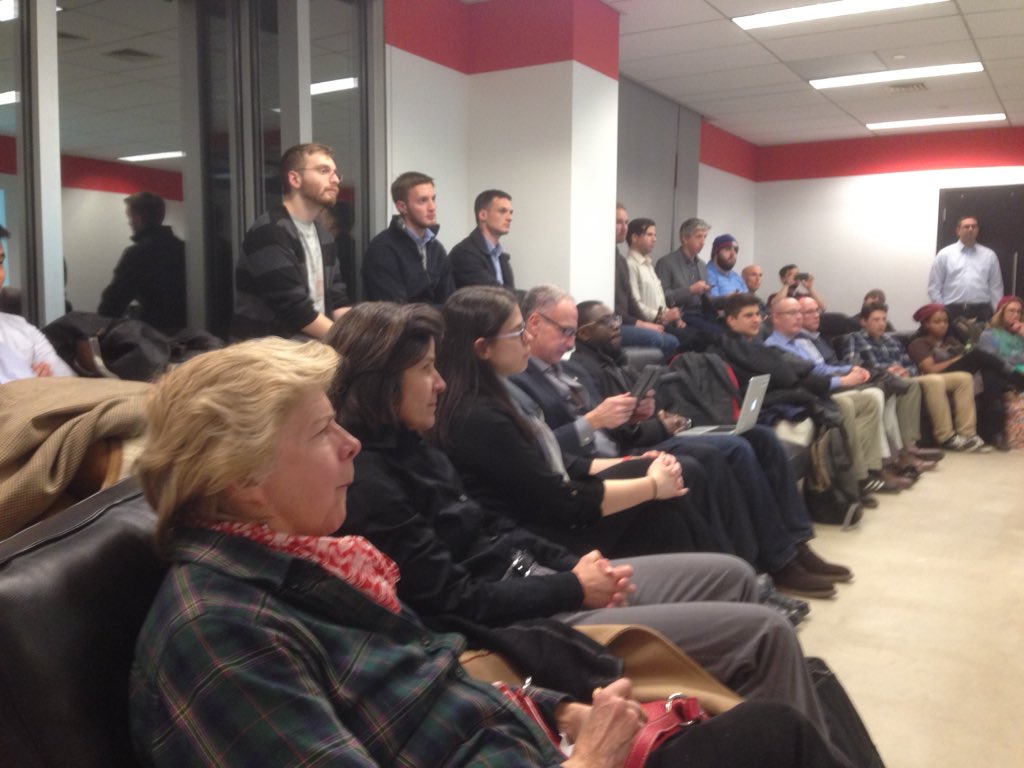 Fantastic turnout for <a href="/opendatade/">Open Data Delaware</a> tonight to hear Jeff Flynn speak #datade <a href="/1313Innovation/">1313 Innovation</a> @wilmingtondegov