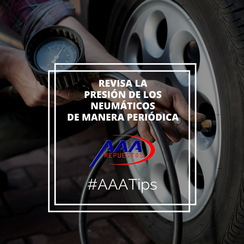 aaarepuestos's tweet image. Es importante revisar la presión de los neumáticos y así evitar daños mayores o accidentes. #AAATips