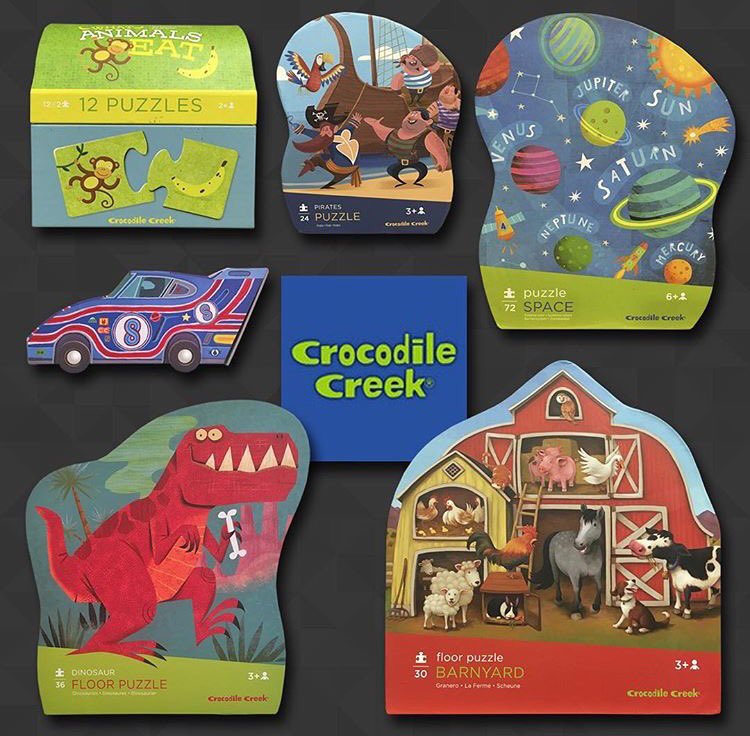 Which #puzzle is your favorite? Our puzzles range from 2 to 200 pieces Find the perfect one! crocodilecreek.com