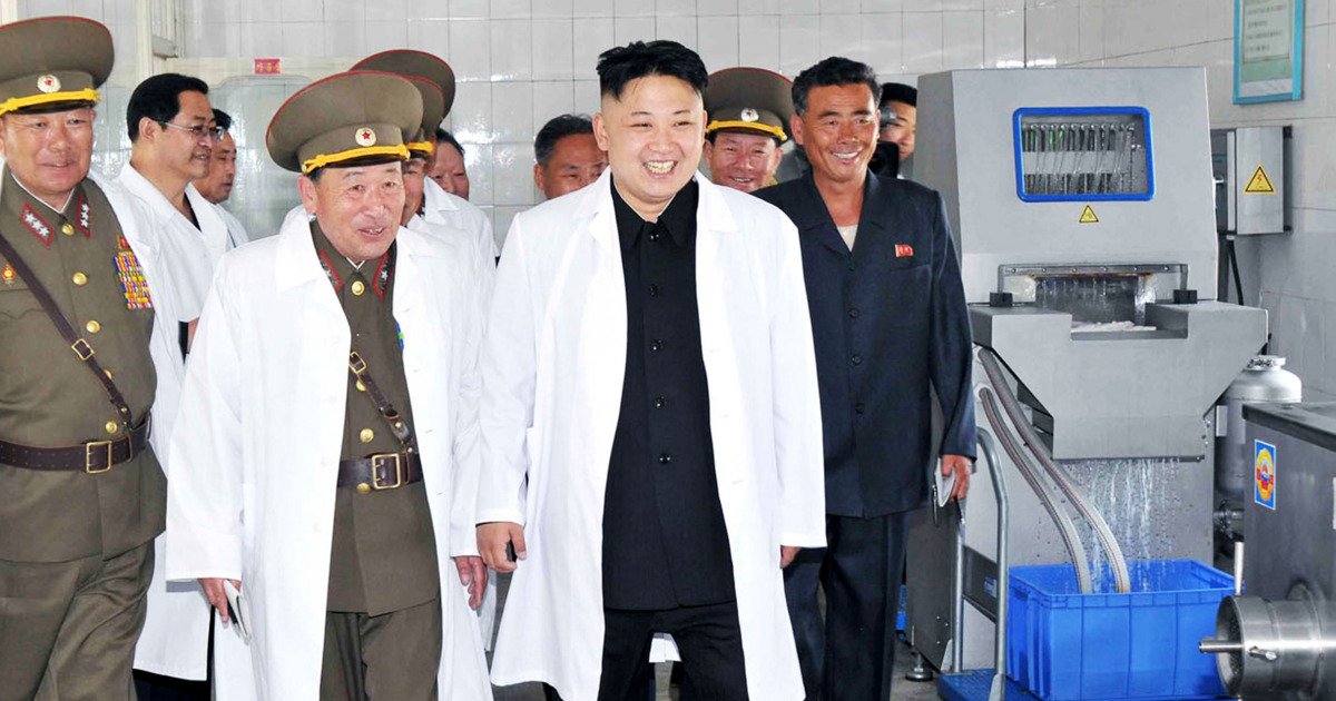NYMag's tweet photo. North Korea says it has created another miracle product: hangover-free booze https://t.co/b44fmyUKw6 https://t.co/UaCgamLj5M