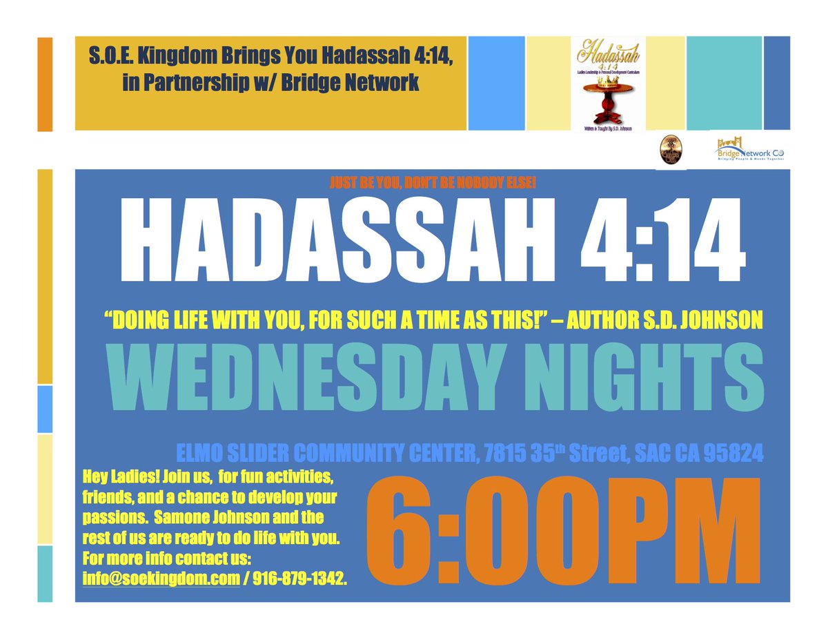 AuthorSDJohnson's tweet photo. Hope to see YOU tomorrow!  Check the flyer for details! #H414 #SOEKingdom #DoLifeWithMe #Mentoring # https://t.co/XgcxqVEbYc