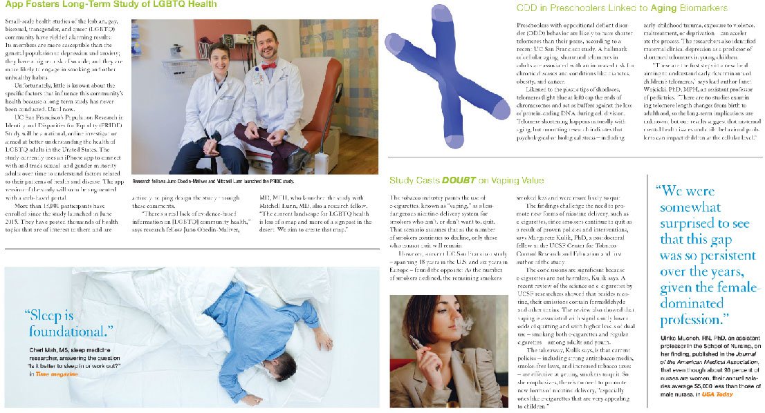 UCSF's tweet photo. Missed the latest issue of #UCSFMagazine? Catch up online. #goodreads #health https://t.co/DbvME5Esse https://t.co/nEgZdsCOGh