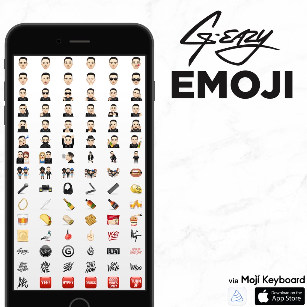 G Eazy On Twitter Just Dropped An Emoji Pack On The App