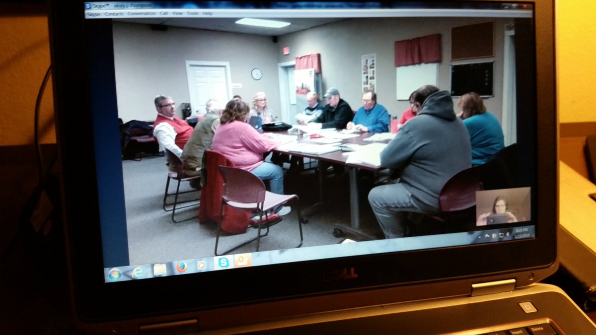 cpthom11's tweet image. Getting Skyped into Fayette #ISUEO mtg to discuss #PROSPER! #ImportantConversations