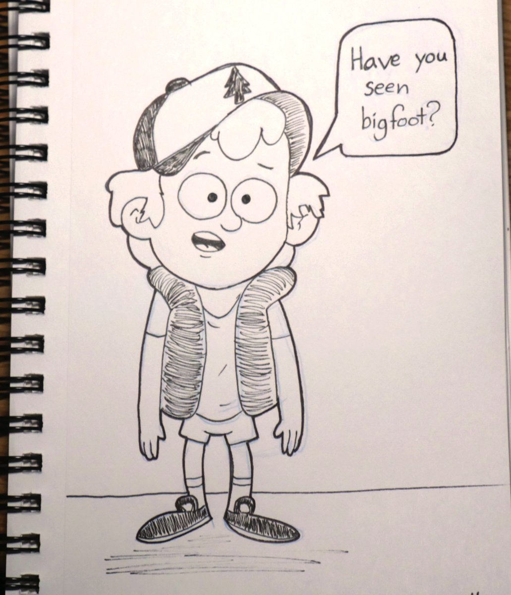 TheCabbyHat's tweet photo. He went that way!
#sketchtime #sketches #GravityFalls #dipperpine #doodles #Alexhirsch #dipper #art #fanart #disney https://t.co/UFxeM3daWS