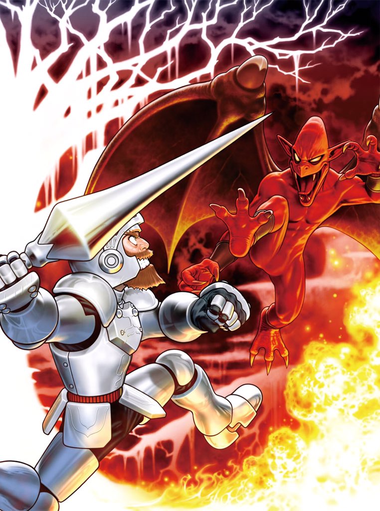 My favorite art from Shinkiro is his work on Ultimate Ghouls n