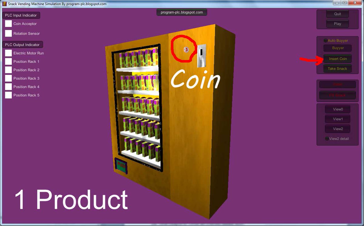 program_plc's tweet photo. #PLCSimulation Snack Vending Machine Simulation for One Type of Product using PLC Control
https://t.co/vfbsSWpF5Z https://t.co/9Lw9GFHvli