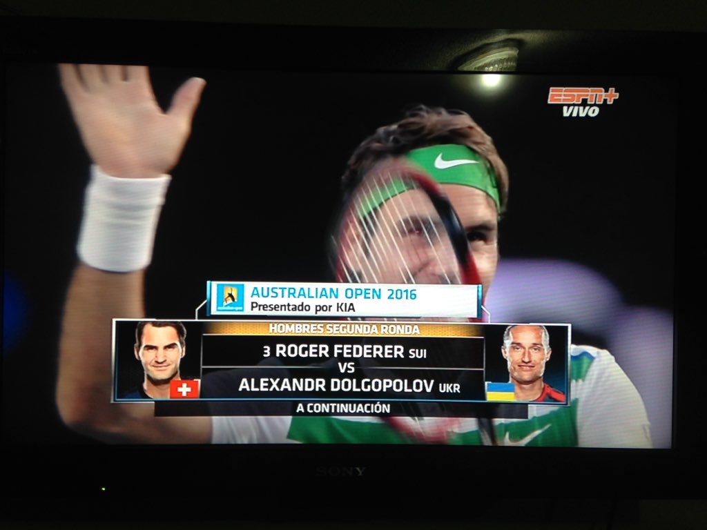 TomCooperNico21's tweet photo. Se viene el mejor partido de la jornada #Melbourne su majestad el Gran @rogerfederer #AustralianOpen @AustralianOpen https://t.co/hsnhf15io5