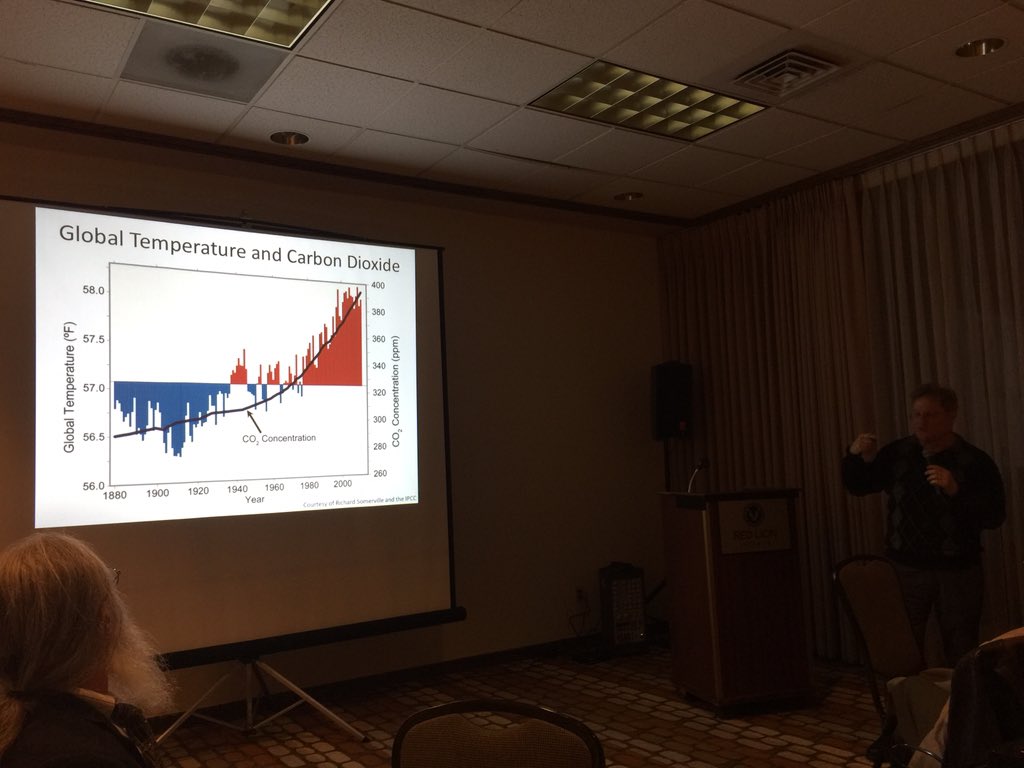 ANS_EWS's tweet image. Global temperature and CO2- with @JimConca