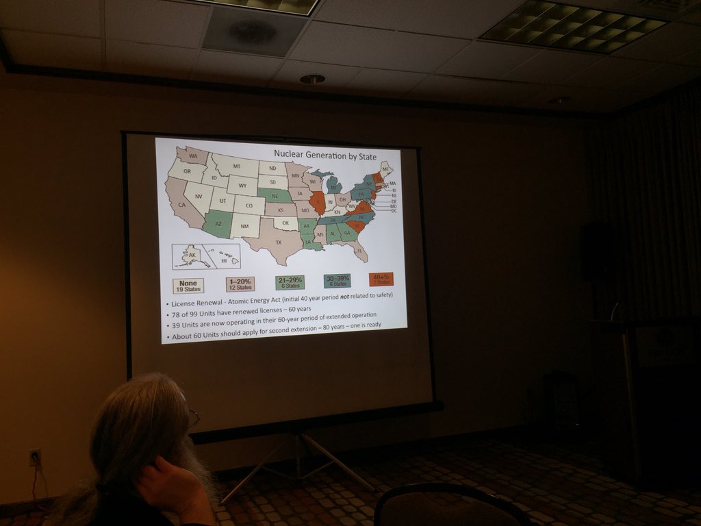 ANS_EWS's tweet image. Nuclear fleet in the US and license status-@JimConca